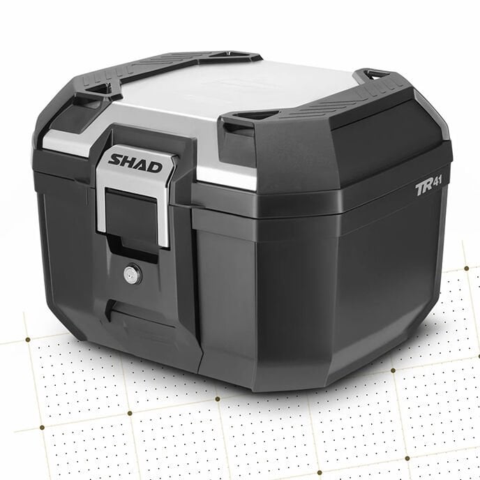 Shad TR41 Terra Alümünyüm Kapaklı Arka Çanta Siyah