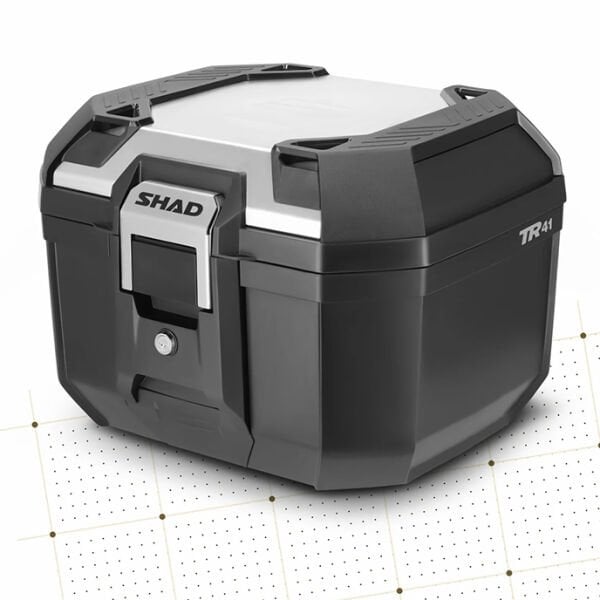 Shad TR41 Terra Alümünyüm Kapaklı Arka Çanta Siyah