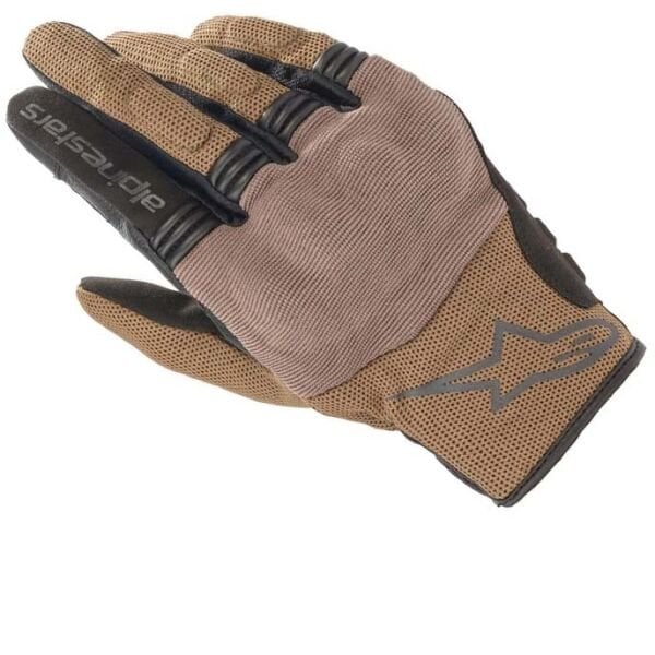Alpinestars Copper Korumalı Motosiklet Eldiveni Kahverengi