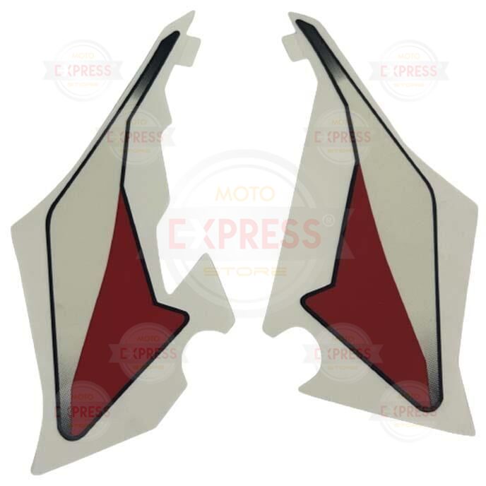 Bajaj Pulsar Ns200 2021-2023 Alt Sakal Çene Stickeri Etiketi Kırmızı-Beyaz A