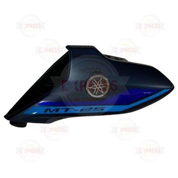 Yamaha MT25 2020-2024 Gümüş Mat Mavi Sol Depo Yanı Grenajı Kapağı Paneli A