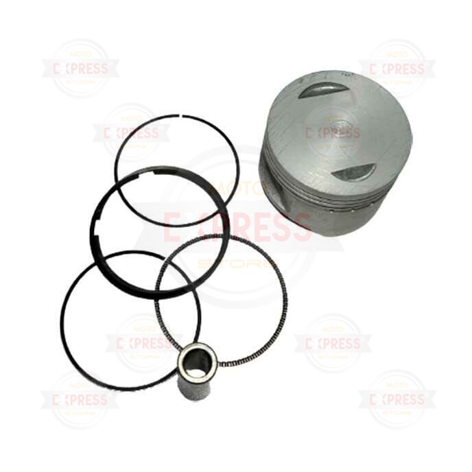 0.75mm Tvs Pep Plus 90 51.75mm Piston Segman Kit Sm