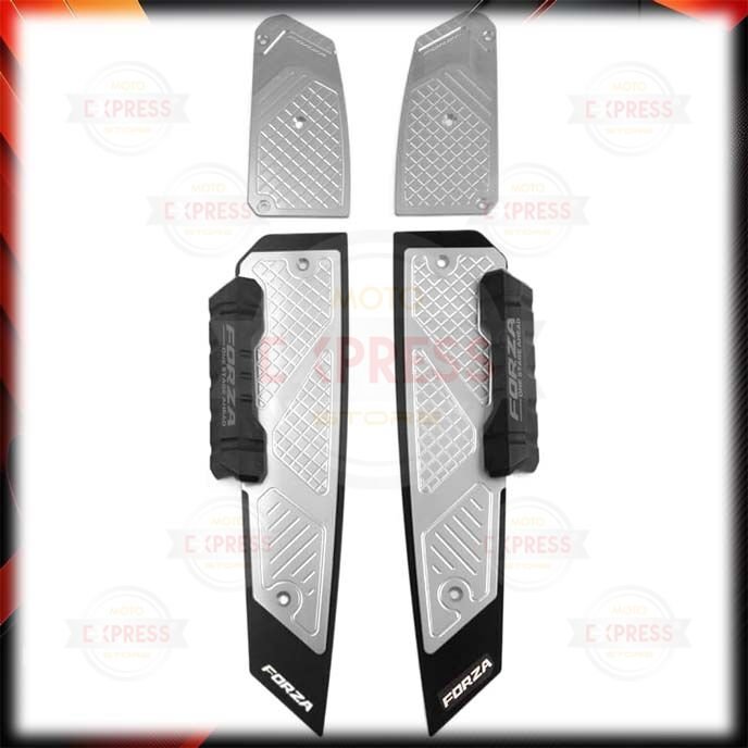 Honda Nss Forza250 Alüminyum Metal Alt Basamak Ayaklık Paspas Seti Gri