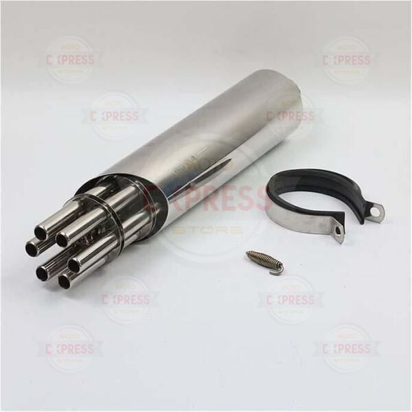 Minigun Model Krom Döner Motosiklet Dönen Egzozu Küçük DP1