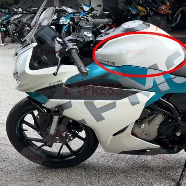 CFMoto 250SR 2020-2025 Sol Depo Yanı Grenajı Paneli Parlak Beyaz A