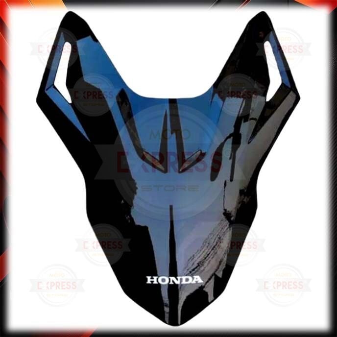 Honda Forza250 2023-2025 Ön Siperlik Camı Üstü Grenajı Kapağı Parlak Siyah A