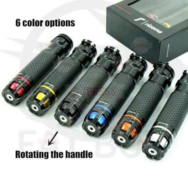 RİZOMA TARZI RENKLİ MOTOSİKLET ELCİK VE DENGE TOPUZU SETİ