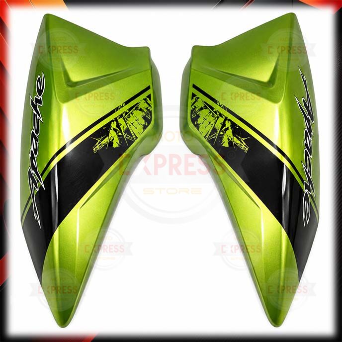 Tvs Apache RTR150 RTR180 2013-2016 Sağ Sol Depo Yanı Grenajı Yeşil-Siyah Ys
