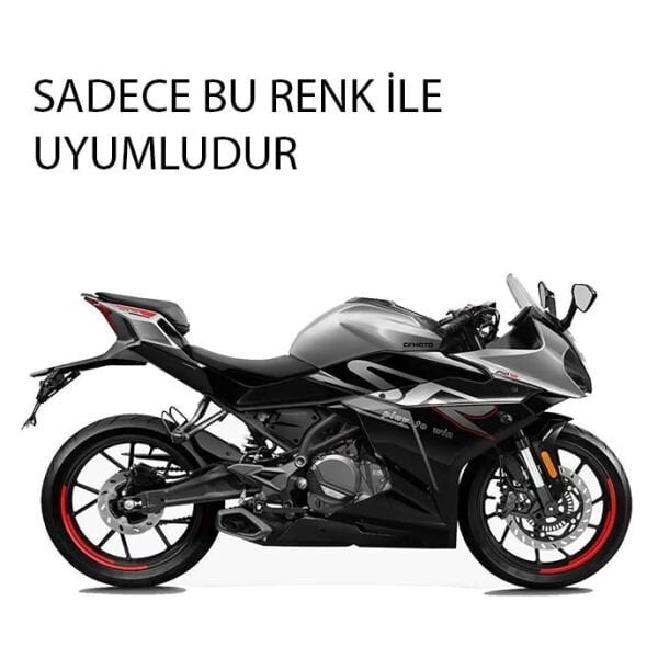 CFMoto 250SR 2023-2025 Sağ Arka Sele Altı Kuyruk Grenajı Gümüş Gri A