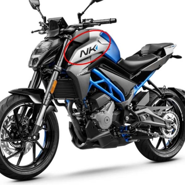 CFMoto 250NK 2023-2024 Euro5 Sol Depo Yanı Grenajı Paneli Mat Gümüş Gri A