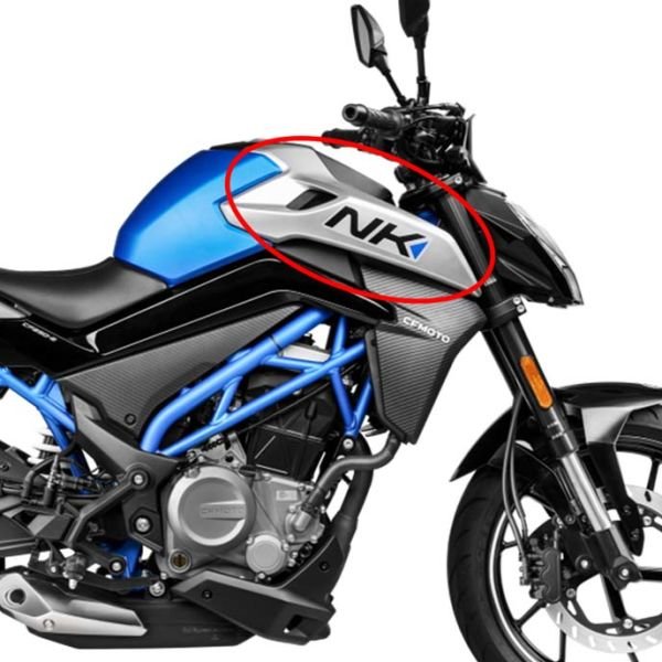 CFMoto 250NK 2023-2024 Euro5 Sağ Depo Yanı Grenajı Paneli Mat Gümüş Gri A