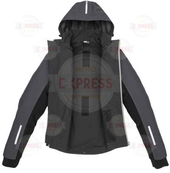 Spıdı Hoodıe H2out II Ceket Siyah Kırmızı XL