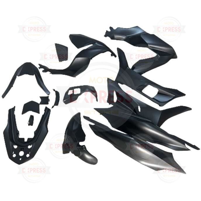 Honda Pcx125 2021-2024 Komple Grenaj Kaporta Seti Mat Siyah Cs