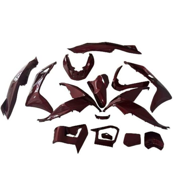 Honda Pcx125 Pcx150 2015-2017 Komple Grenaj Kaporta Seti Bordo-Kırmızı Cs