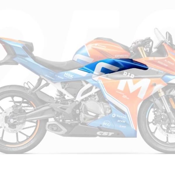 CFMoto 250SR 2023-2024 Sağ Depo Altı Grenajı Paneli Mavi A