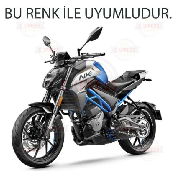 CFMoto 250NK 2023-2024 Sol Arka Sele Altı Kuyruk Grenajı Paneli Mat Gümüş Gri A