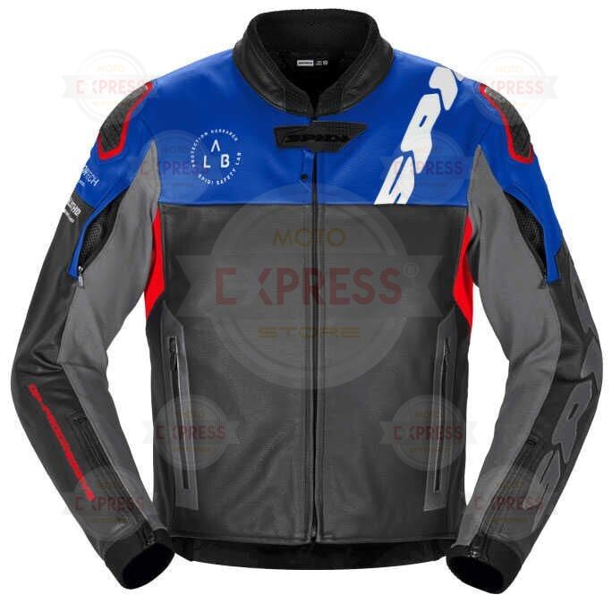 Spıdı Dp Progressıve Leather Deri Ceket Siyah Mavi 52