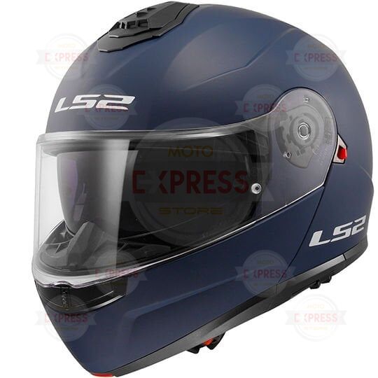 Ls2 Strobe 2 Mat Navy Mavi Kask XXL