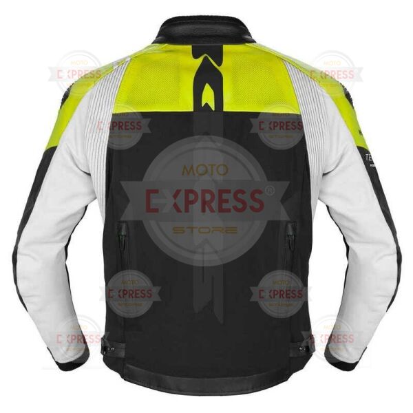 Spıdı Dp Progressıve Hybrıd Perforated Deri Ceket Sarı