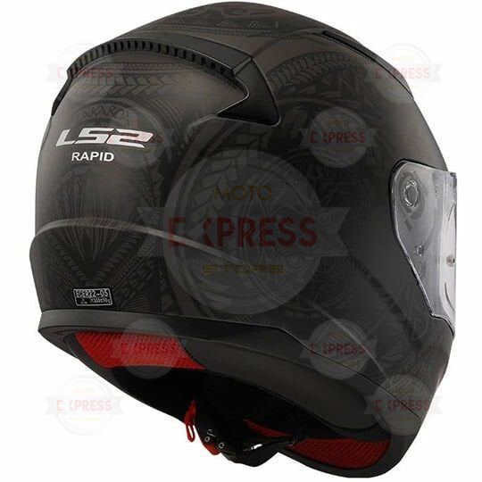 Ls2 Rapıd Takaroa Mat Siyah Kask M