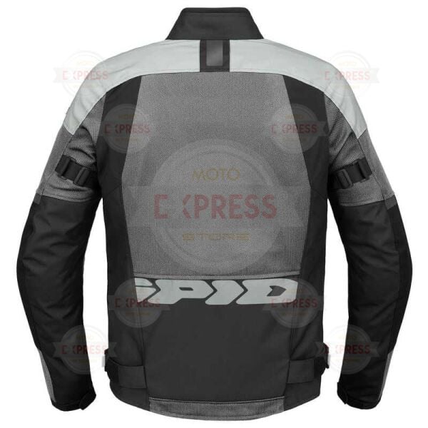 Spıdı Tour Net Tex Ceket Siyah Beyaz