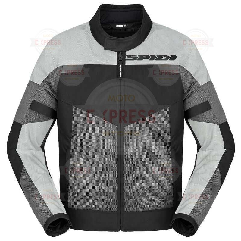 Spıdı Tour Net Tex Ceket Siyah Beyaz L