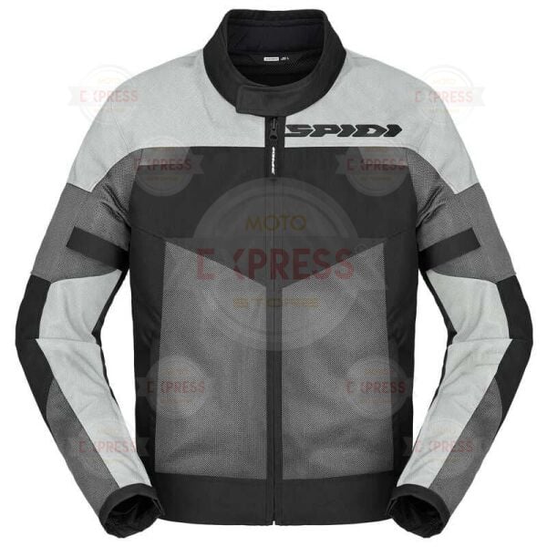 Spıdı Tour Net Tex Ceket Siyah Beyaz L