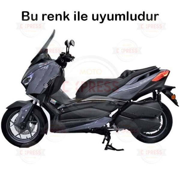 Yamaha Xmax250-300 2018-2022 Sağ Sele Altı Yan Kapak Grenajı Nardo Gri A