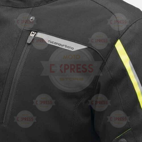 Tucano Urbano 4Stroke Hydroscud Ceket Siyah Sarı