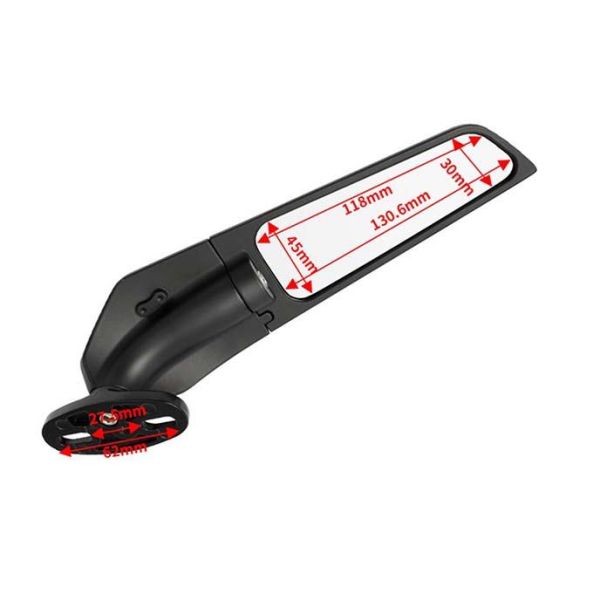 Racing Motosiklet Katlanır H2 Rüzgar Kanat Yarasa Kanadı Aynası