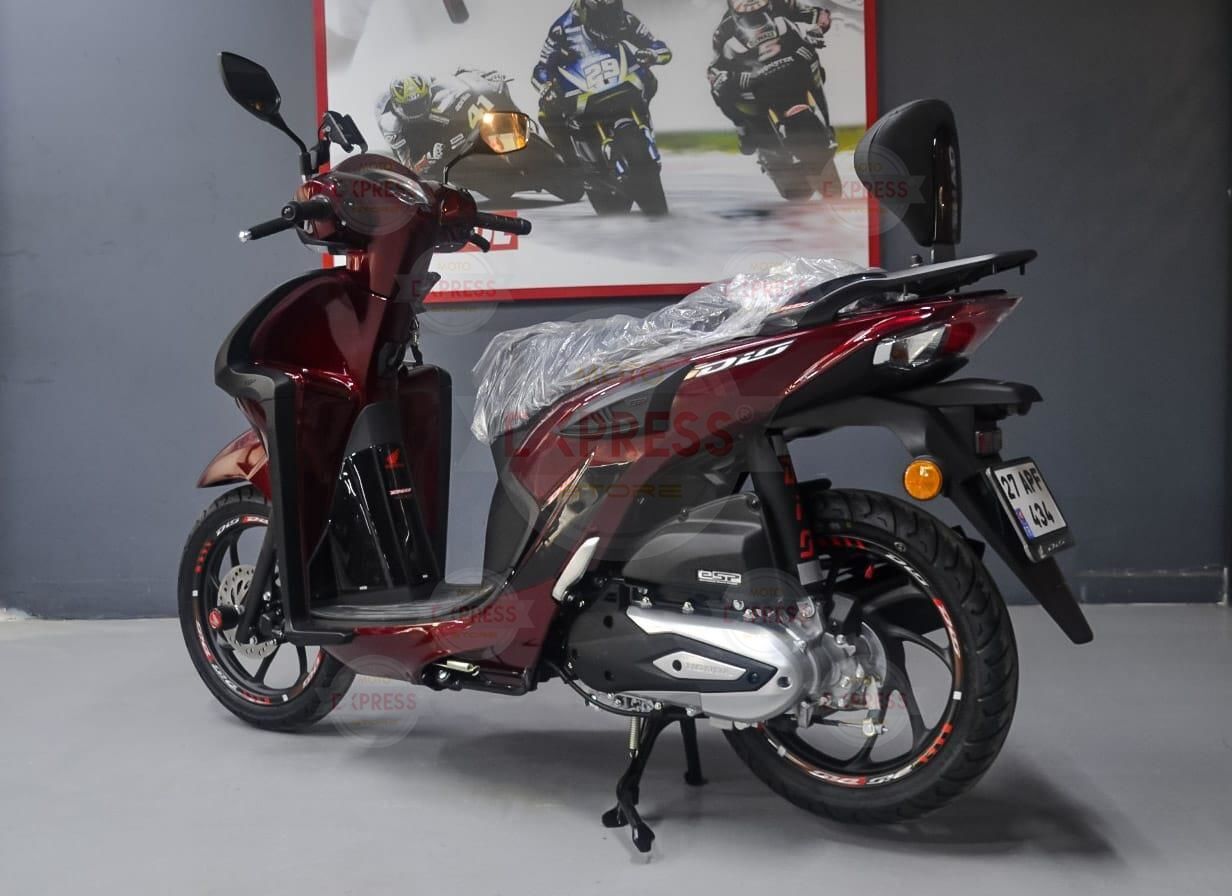Honda Dio 110 2021-2023 Arka Yolcu Sırt Dayama SissyBar Gri