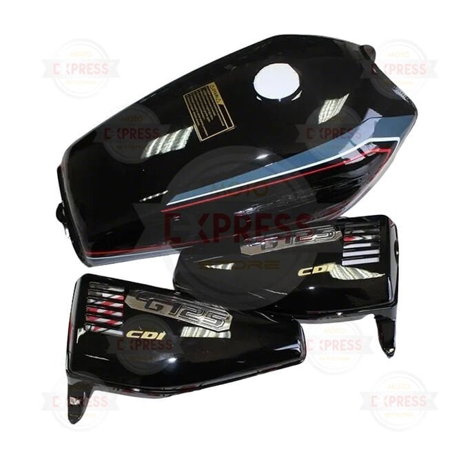 Cg 125 Depo Yan Kapak Seti Siyah