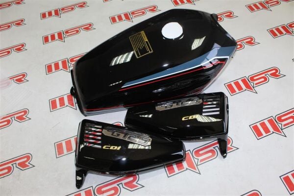 Cg 125 Depo Yan Kapak Seti Siyah