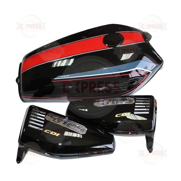 Cg 125 Depo Yan Kapak Seti Siyah Kuba Model