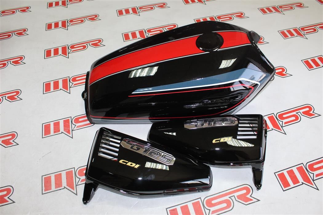 Cg 125 Depo Yan Kapak Seti Siyah Kuba Model