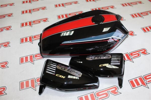 Cg 125 Depo Yan Kapak Seti Siyah Kuba Model