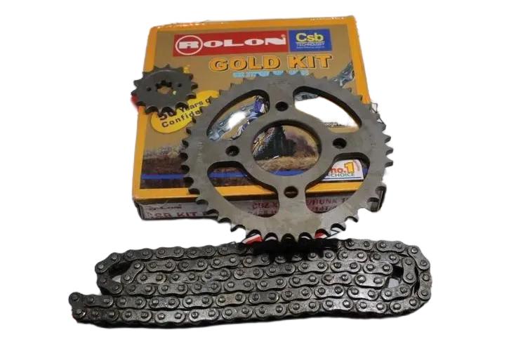 ZİNCİR-DİŞLİ SETİ BAJAJ DISCOVER 150 ST 14*43 ROLON