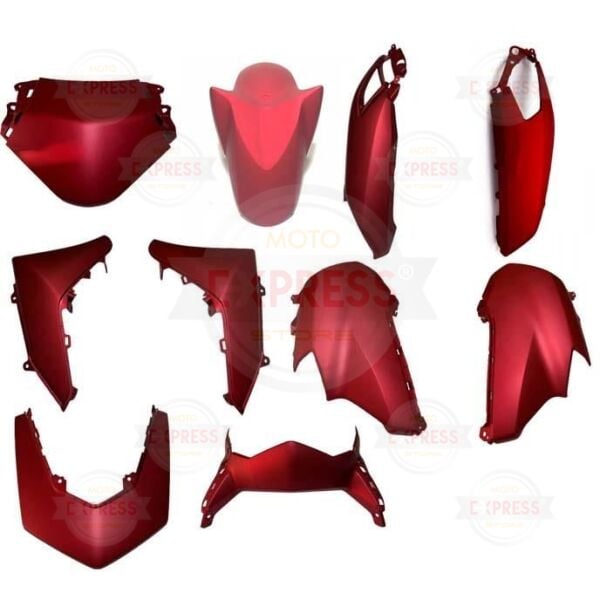 Yamaha Nmax125-155 2021-2023 Grenaj Kaporta Seti Mat Kırmızı A