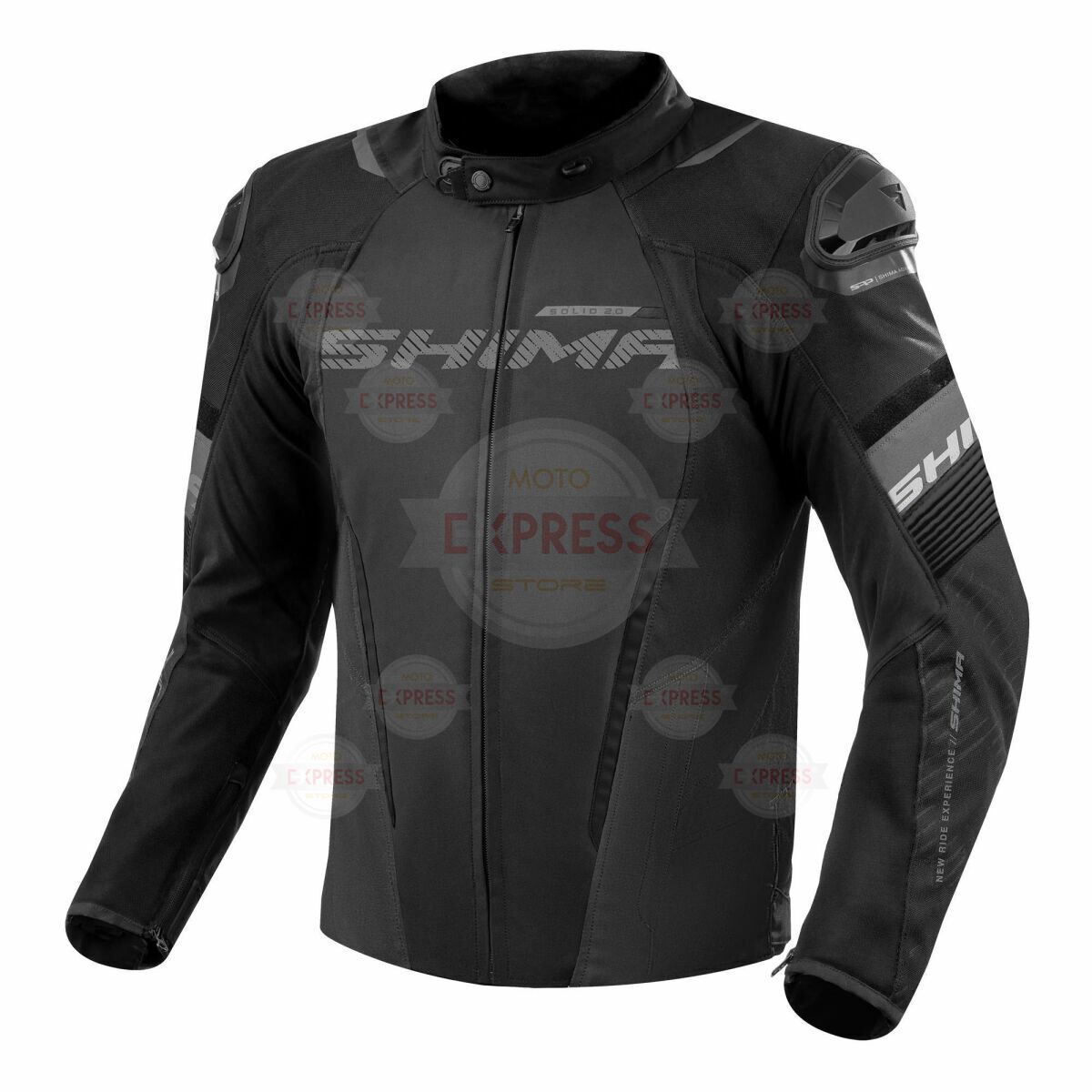 Shima Solid 2.0 Korumalı Motosiklet Montu Siyah M