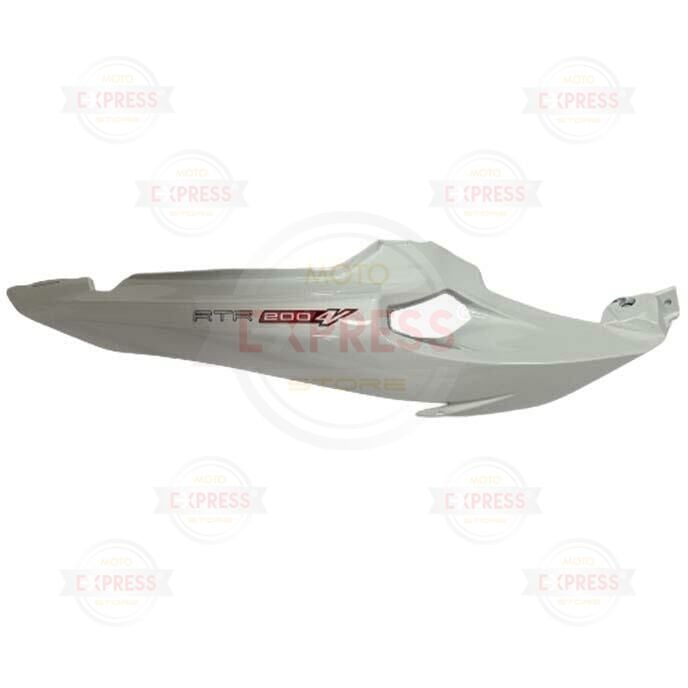 Tvs Apache RTR200 2019-2024 Sağ Arka Sele Altı Kuyruk Grenajı Parlak Beyaz A