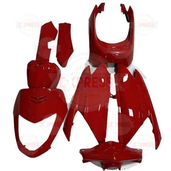 Honda Beat 100 Komple Grenaj Kaporta Seti Kırmızı Cs