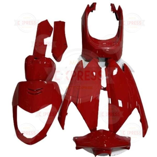 Honda Beat 100 Komple Grenaj Kaporta Seti Kırmızı Cs