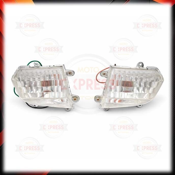 Honda Kinetic NH100 Ön Sağ Sol Sinyal Takımı Şeffaf Camlı Ys