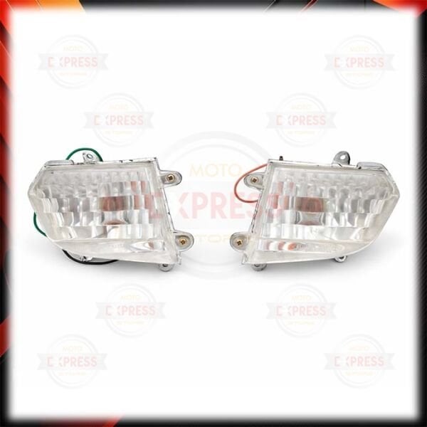 Honda Kinetic NH100 Ön Sağ Sol Sinyal Takımı Şeffaf Camlı Ys