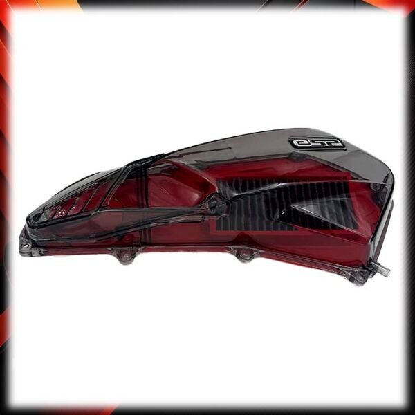 Honda Pcx125 2021-2024 Transparan Şeffaf Hava Filtre Kapağı Kırmızı Filtresi Set FÜME