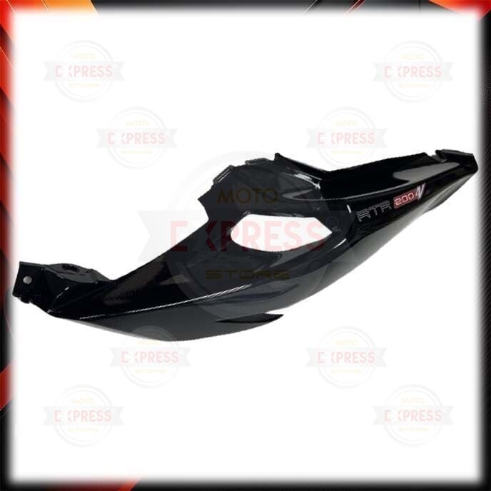 Tvs Apache RTR200 2019-2025 Sol Arka Sele Altı Kuyruk Grenajı Parlak Siyah A