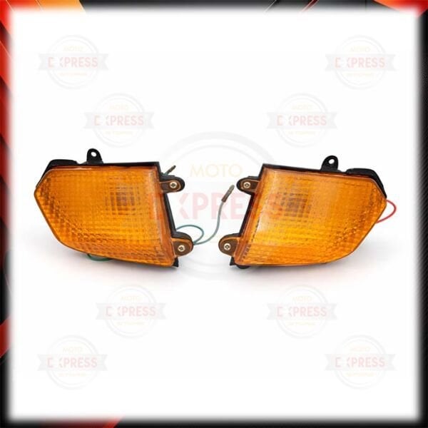 Honda Kinetic NH100 Ön Sağ Sol Sinyal Takımı Sarı Camlı Ys