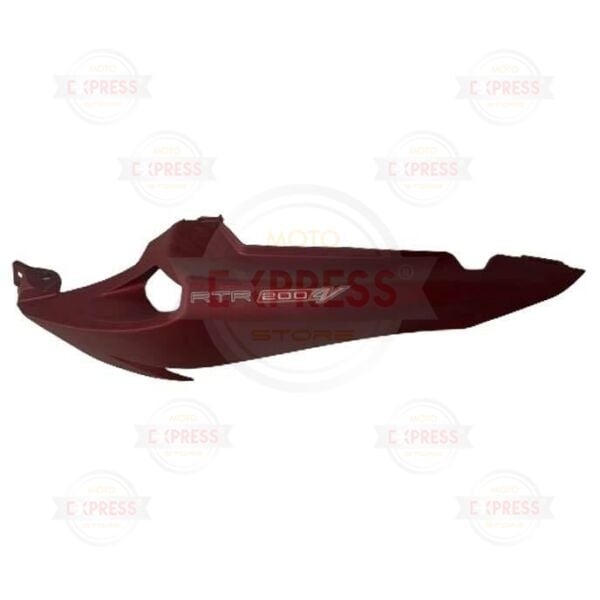 Tvs Apache RTR200 2019-2023 Sol Arka Sele Altı Kuyruk Grenajı Mat Kırmızı A
