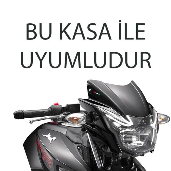 Tvs Apache RTR 150-180 2013-2016 Standart Siyah Ön Cam Siperlik Cs
