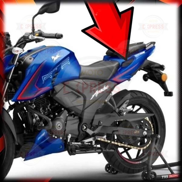 Tvs Apache RTR200 Sol Arka Sele Altı Grenaj İç Panzolotu Dekoru A